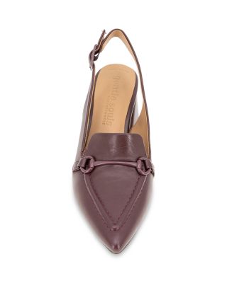 Women's Dawson Leather Slingback Pumps