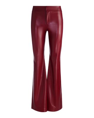 Andrew Faux Leather Bootcut Pants