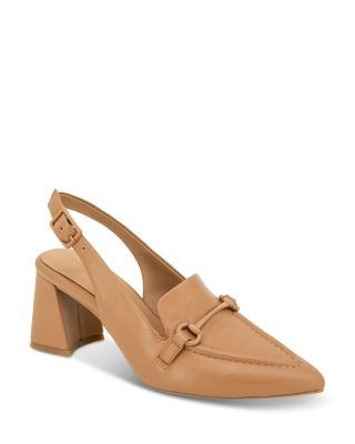 Women's Dawson Leather Slingback Pumps