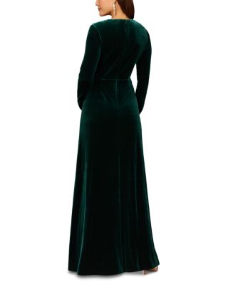 Velvet Twist Gown