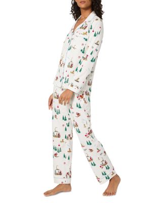 Printed Long Sleeve Pajama Set