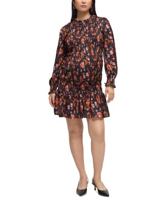 Smocked Maternity Dress