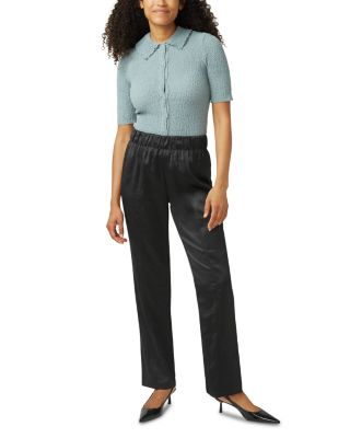 Satin Wide Leg Leggings