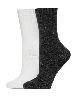Sparkle Marled Crew Socks, Pack of 2