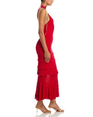 Spaghetti Strap Crochet Maxi Dress - Exclusive
