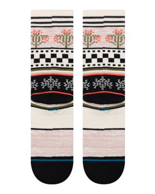 Winter Bloom Crew Socks