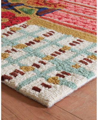Dash Albert by Annie Selke DA1973 Elm Patchwork Area Rug, 2'6"x8'0"