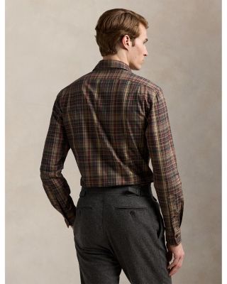 Classic Fit Plaid Twill Shirt