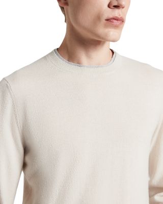 Crewneck Wool and Cashmere Sweater
