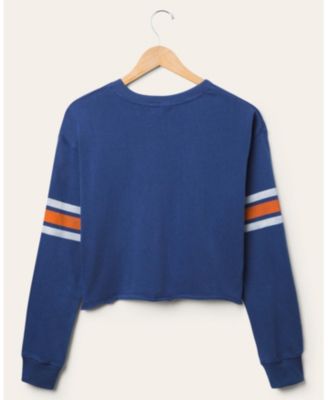  Women's NFL Chicago Bears Retro Crop Fleece