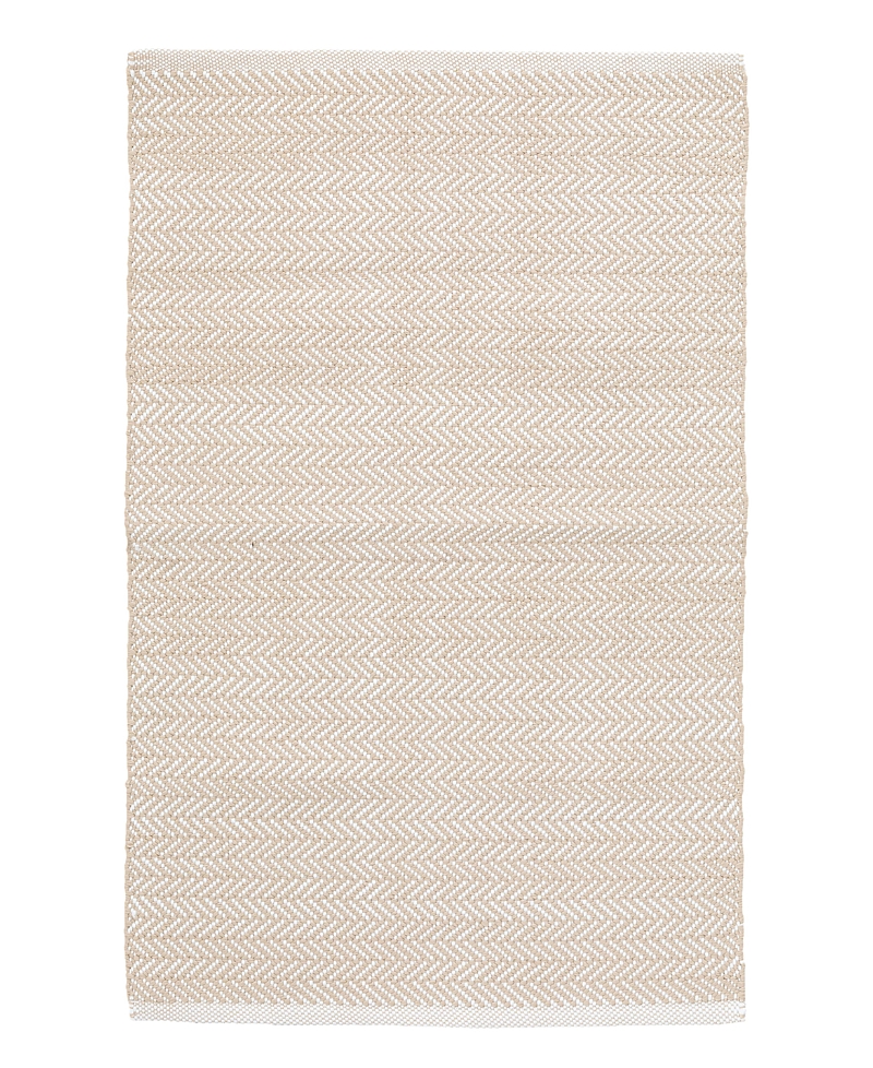 Dash & Albert By Annie Selke Dash Albert By Annie Selke Da291 Herringbone Indoor/outdoor Area Rug, 10'0x14'0 In Sand