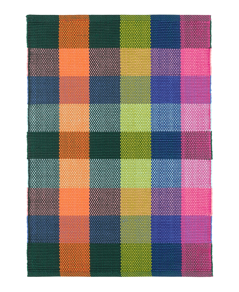 Dash & Albert By Annie Selke Dash Albert By Annie Selke Da1798 Happy Plaid Indoor/outdoor Area Rug, 9'0x12'0 In Multi