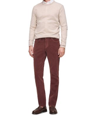 Nick Slim Fit Corduroy Jeans in Syrah