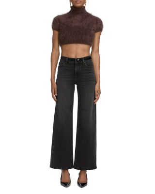 Le Slim Palazzo High Rise Jeans in Starship