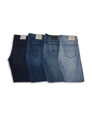 Blake Slim Straight Fit Jeans in Blue Shadow
