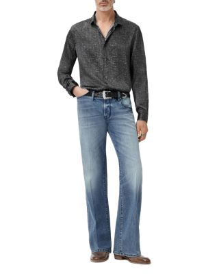 Orchard Button Front Silk Shirt