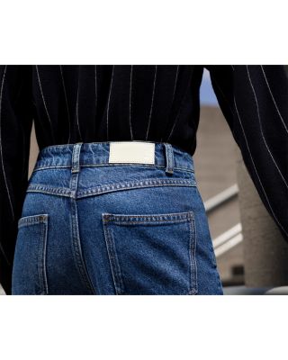 Straight Full Length Jeans in Denim