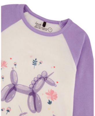 Girls' Jersey Raglan Sleeve Tee - Little Kid