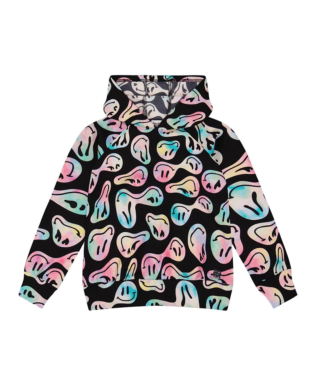 Deux par Deux Girls' Pullover Fleece Hoodie - Little Kid