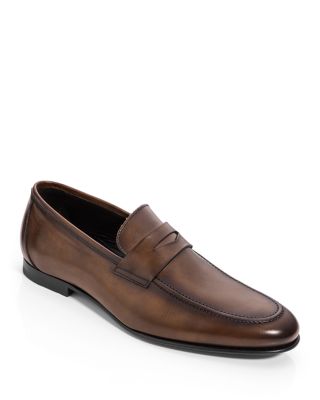 Men's Aldrin Leather Penny Loafers