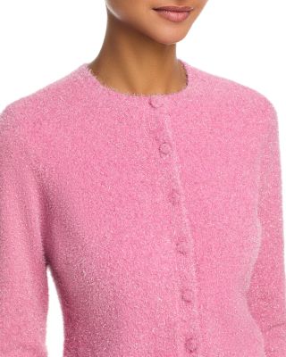 Tinsel Knit Slim Cardigan Sweater 