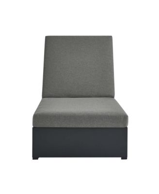 Tahoe Outdoor Patio Powder-Coated Aluminum Chaise Lounge Chair