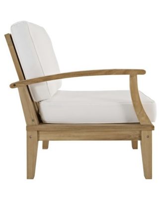 Marina Outdoor Patio Teak Left-Facing Sofa