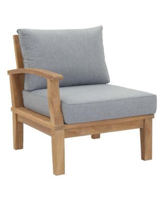 Marina Outdoor Patio Teak Left-Facing Sofa