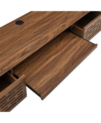 Merit 60" Wall Mount Wood Office Desk