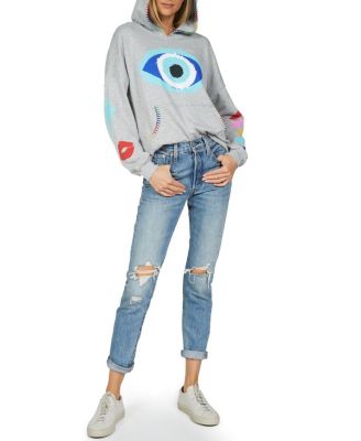 Raya Painted Evil Eye Hoodie