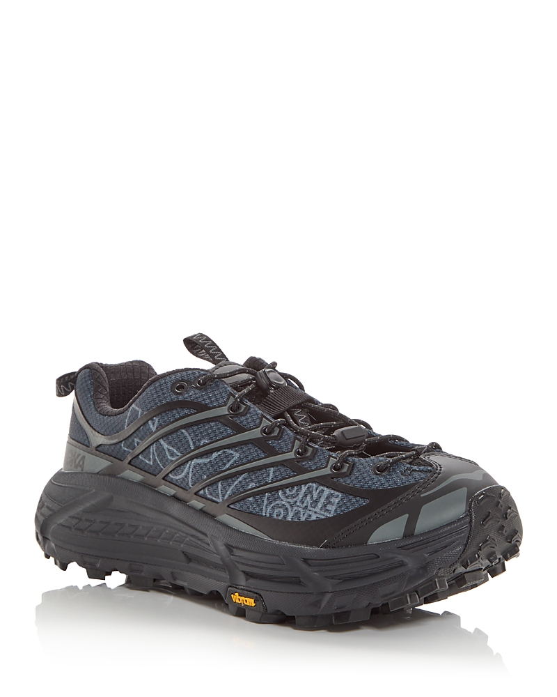 Hoka Sneaker Mafate Three2 Black/ Outer Orbit In Gray