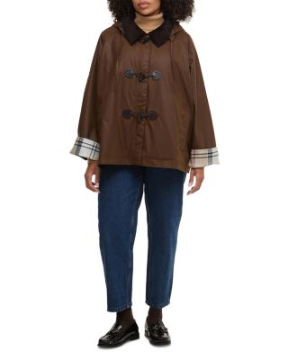 Myra Waxed Hooded Duffle Coat