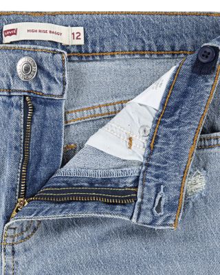 Girls' High Rise Baggy Jeans - Big Kid