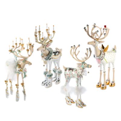 Patience Brewster Moonbeam Reindeer Figures, Set of 4