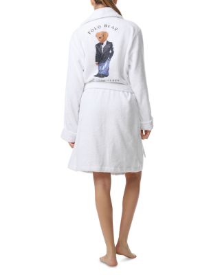 Back Polo Bear Wrap Robe