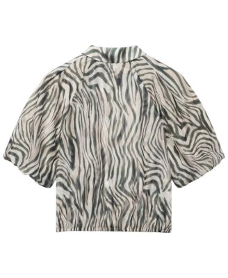 Women's Zebra Print Shirt