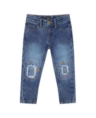 Girls' Jeans with Embroideries - Little Kid, Big Kid