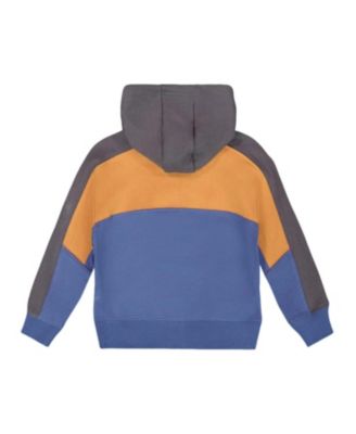 Boys' Full Zip Fleece Color Block Sweatshirt - Little Kid