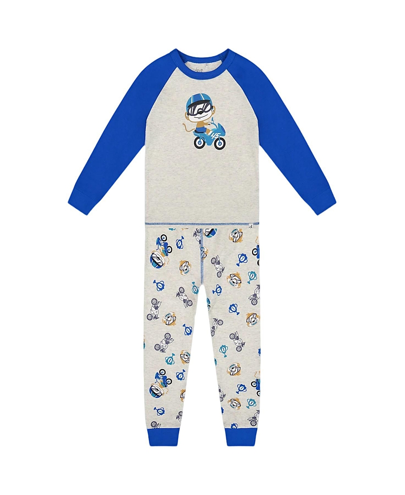 Deux Par Deux Boys' Two-piece Organic Cotton Pajama Set - Little Kid, Big Kid In Multi