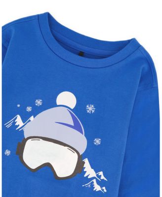 Boys' Long Sleeve Organic Cotton Jersey Tee - Little Kid, Big Kid