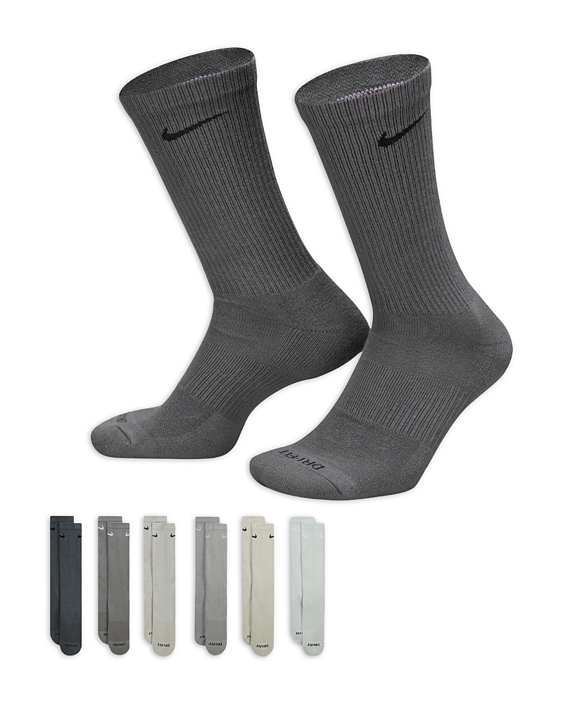 Nike Everyday Plus Cushioned Training Crew Socks, Pack of 6