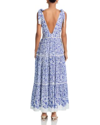 Perla Plunging Neck Dress