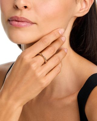 14K Yellow Gold Heavy Metal Large Box Link Soft Chain Ring