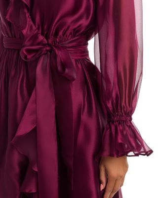 Ruffled Chiffon Dress - Exclusive
