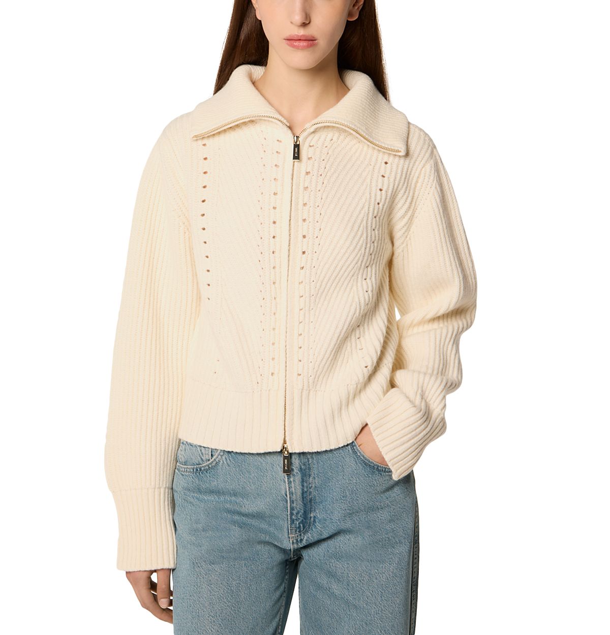 TRESSE Mabino Zippered Sweater