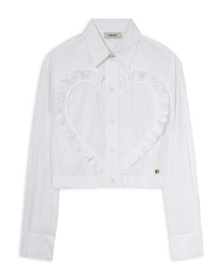 Heart Shaped Ruffle Shirt