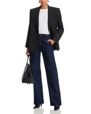 The Straight High Rise Trouser Jean in Rinse