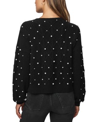 Demi Pearl Crewneck Sweater