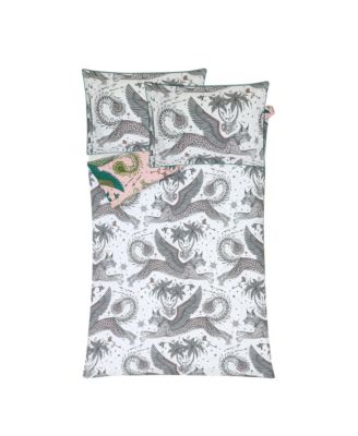 Lynx Blush Print Duvet Cover, Twin