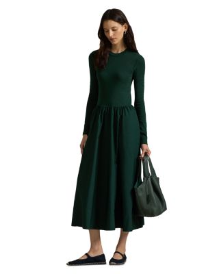 Cotton Long Sleeve Dress